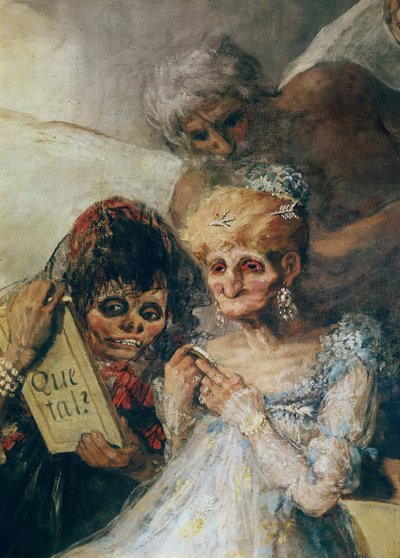 The Old Women (detail) by Francisco de Goya